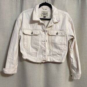 Ashley By 26 International Cream Jean Jacket